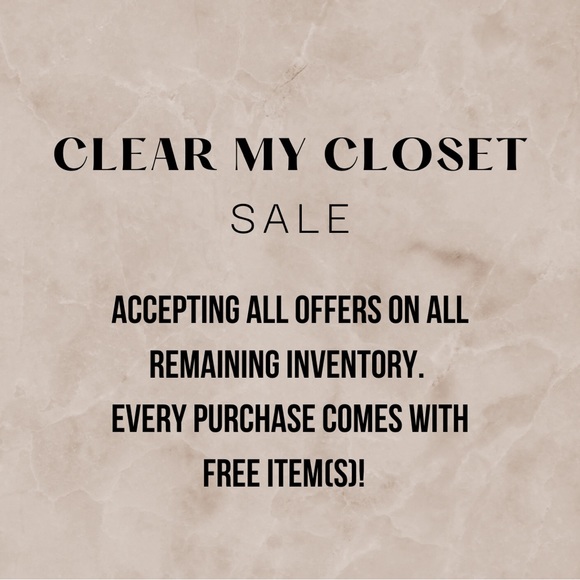 CLEAR MY CLOSET - Picture 1 of 1